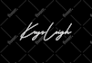 design cursive signature logo