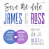 design an infographic type save the date for your wedding