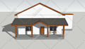 create 3d model sketchup realistic rendering house exterior