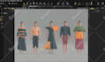 do 3d browzwear vstitcher fashion apparel realistic render