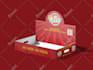 do restaurant branding food box, packaging design