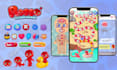 make creative UI UX game design app for mobile PC and console