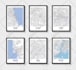 design city map poster or wall art print canvas