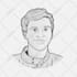 draw your line art portrait in engraving style