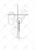 outline tattoo stencil for thermal printer, tracing