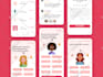 do mobile app ui ux design mockup in figma or make mobile app design prototype