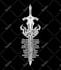 draw custom cyber sigilism and neotribal for you