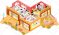 create unique isometric 3d illustrations for your website