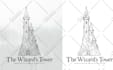 do contemporary line art text or badge logo design