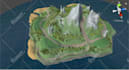design a 3d terrain or environment for unity 3d game engine