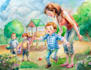 create watercolor illustrations for children book, landscape