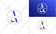 do modern minimalist luxury letter monogram logo for fashion, real estate brands