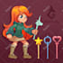 design your customized 2d character assets and animation for your game
