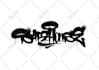 do cool handrawn graffiti tagging for your logo or merch