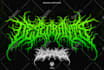 design death metal, deathcore, metalcore logo