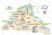 paint a detailed watercolor illustration of your property or venue