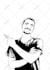 draw black and white silhouette art