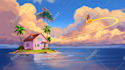 create anime, landscape and visual novel background painting