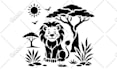 draw an individual vector stencil for laser, plotter cutting