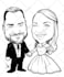 draw your wedding caricature