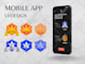 create mobile app UI design for android and ios