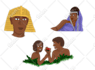 draw african american children book illustrations