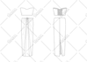create fashion technical drawings and tech pack