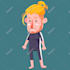 draw vector cute cartoon with my style