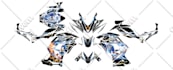 create custom motorcycle graphics, dirt bike decal kit and wrap design