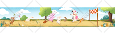 draw a flat illustration based on your imagination