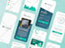 design mobile app screens UI UX in figma