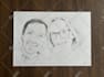 create scribble portrait art work