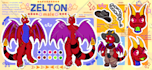 draw a reference sheet for your furry character