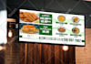 design an amazing one or two sided, bifold or trifold food menu