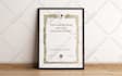 design a professional certificate, diploma or award design