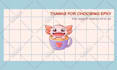 design cute animals, emote, stickers, chibi, character