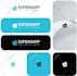 design a minimalist business logo with branding kit, brand identity guidelines