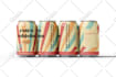 design label for beer can, bottle packaging, drink packaging