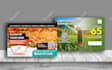 do lawn care door hanger postcard and flyer design
