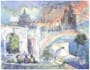 paint original watercolor landscape painting