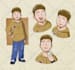 draw a character or fanart in mob psycho 100 anime style