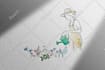 design beautiful watercolor feminine logo