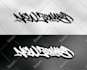 create a digital graffiti style with your name or text