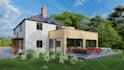 do house exterior architectural 3d modeling and rendering