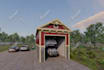 create 3d model exterior facade with realistic rendering