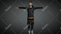 make photo realistic printable and rigged human head 3d model