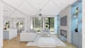 design a modern interior 3d rendering for your space