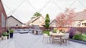 do backyard design, pool and garden design as 3d landscape architect