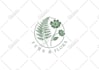 design minimalist hand drawn botanical logo branding