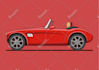 do unique vehicle illustration in flat design style